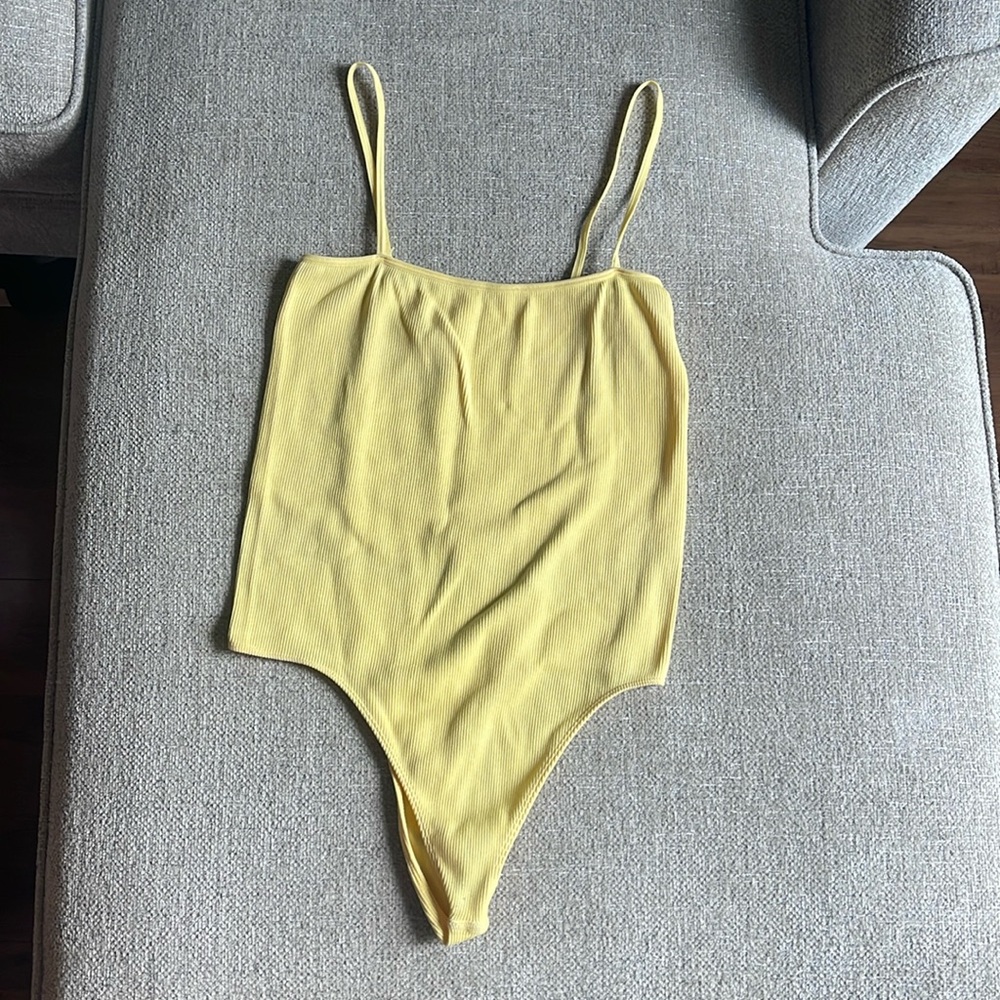 Pacsun Yellow Bodysuit